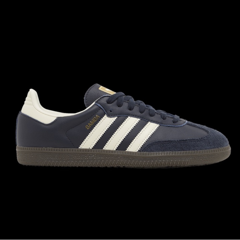 Adidas Dark Blue and White Samba Shoes